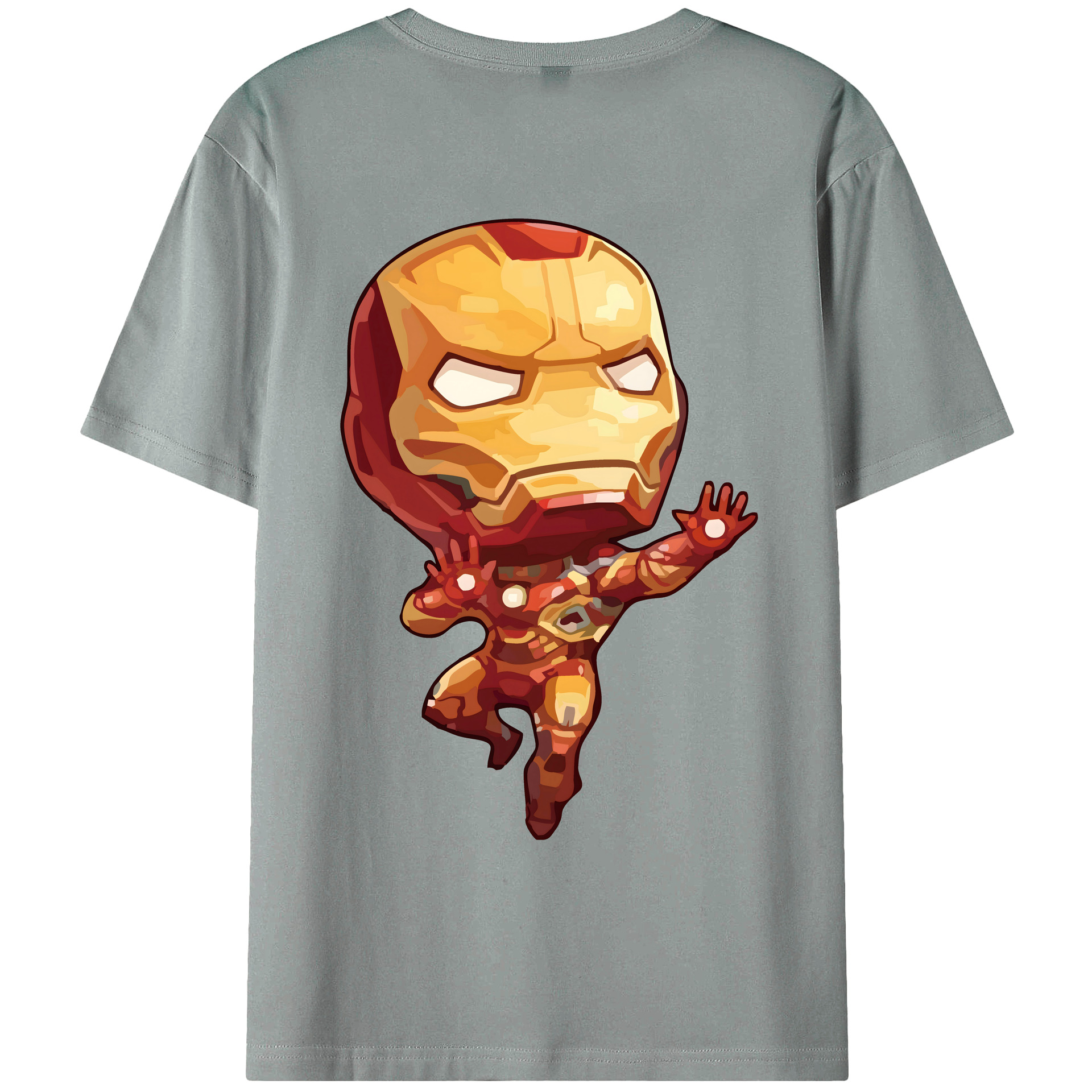 アベンジャーズ The Avengers 綿100％ メンズ半袖Tシャツ（バックプリント） 通気性
